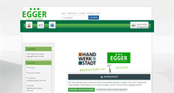 Desktop Screenshot of egger-online.de